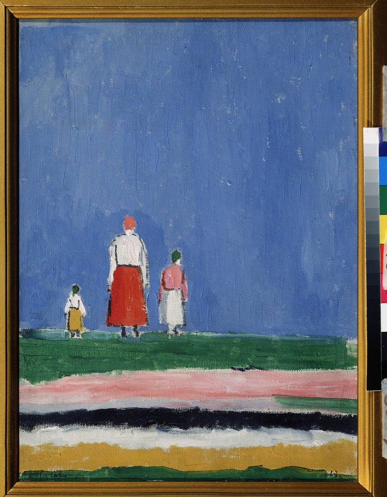 Tre personaggi da Kazimir Severinovich Malevich
