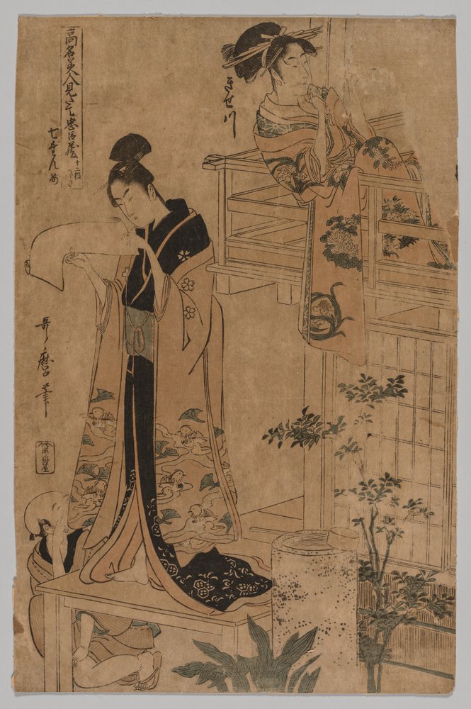 Senza titolo, 1753-1806 da Kitagawa Utamaro