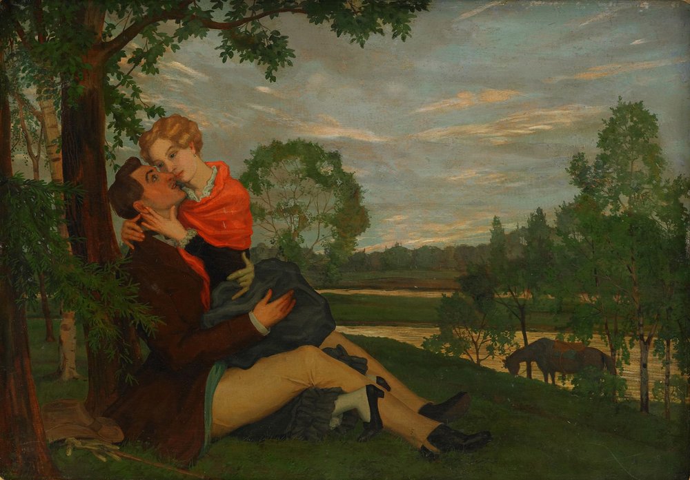 Gli amanti, 1920 da Konstantin Andreevic Somov