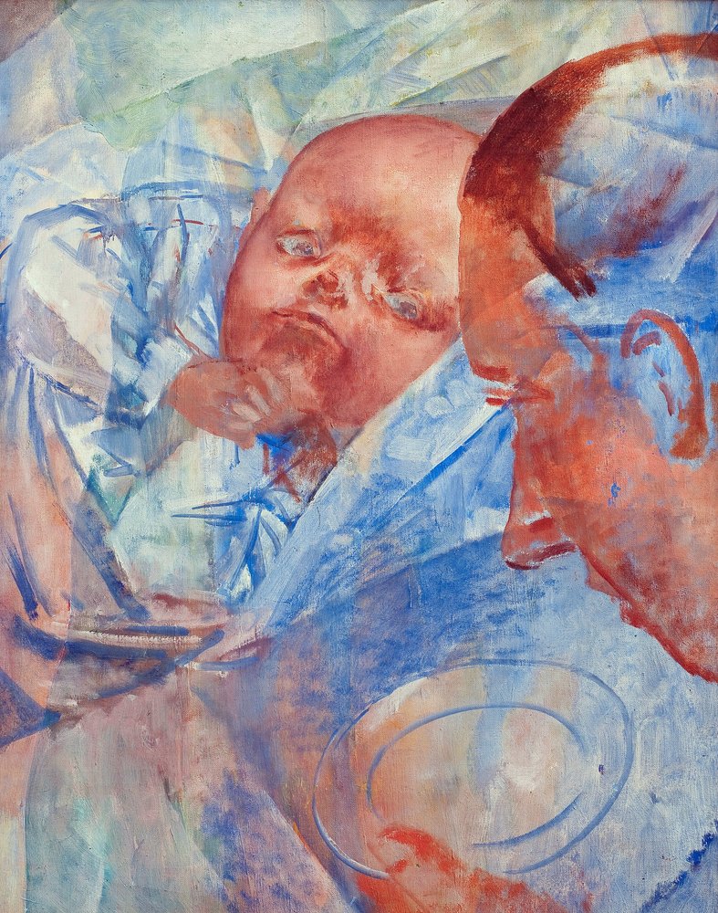 Madre e figlio da Kuzma Sergeevich Petrov-Vodkin
