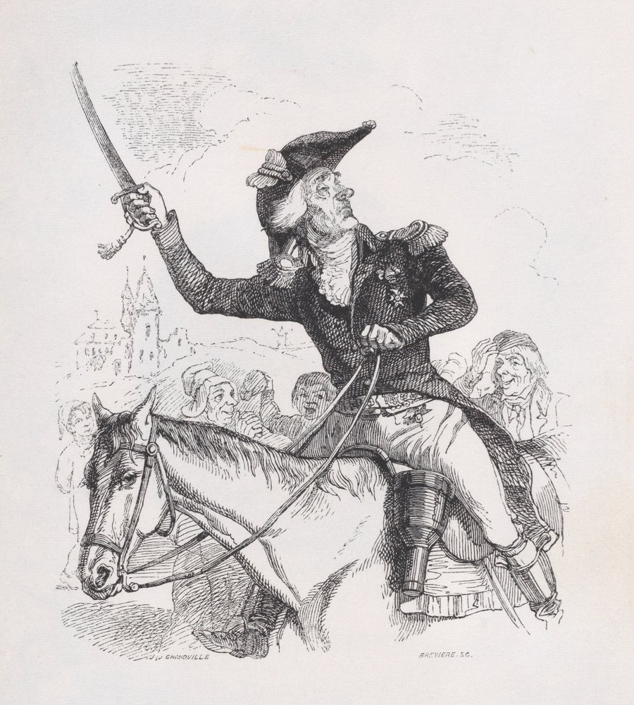 Il Marchese di Carabas da Le Opere Complete di Béranger, 1836 da Louis-Henri Brévière