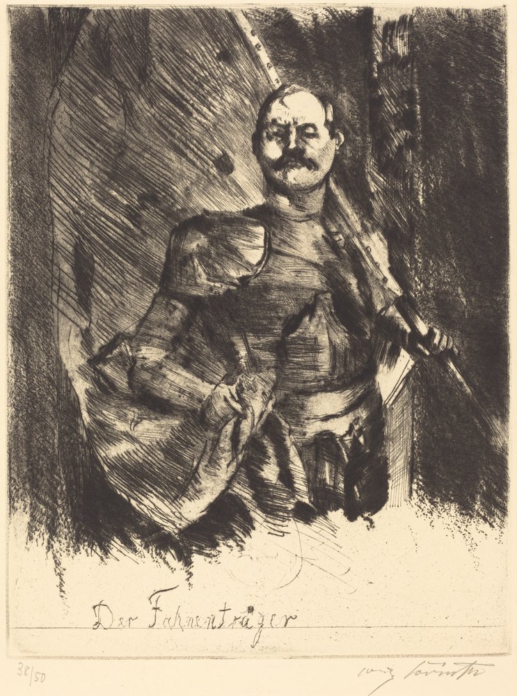Der Fahnenträger, 1920 da Lovis Corinth