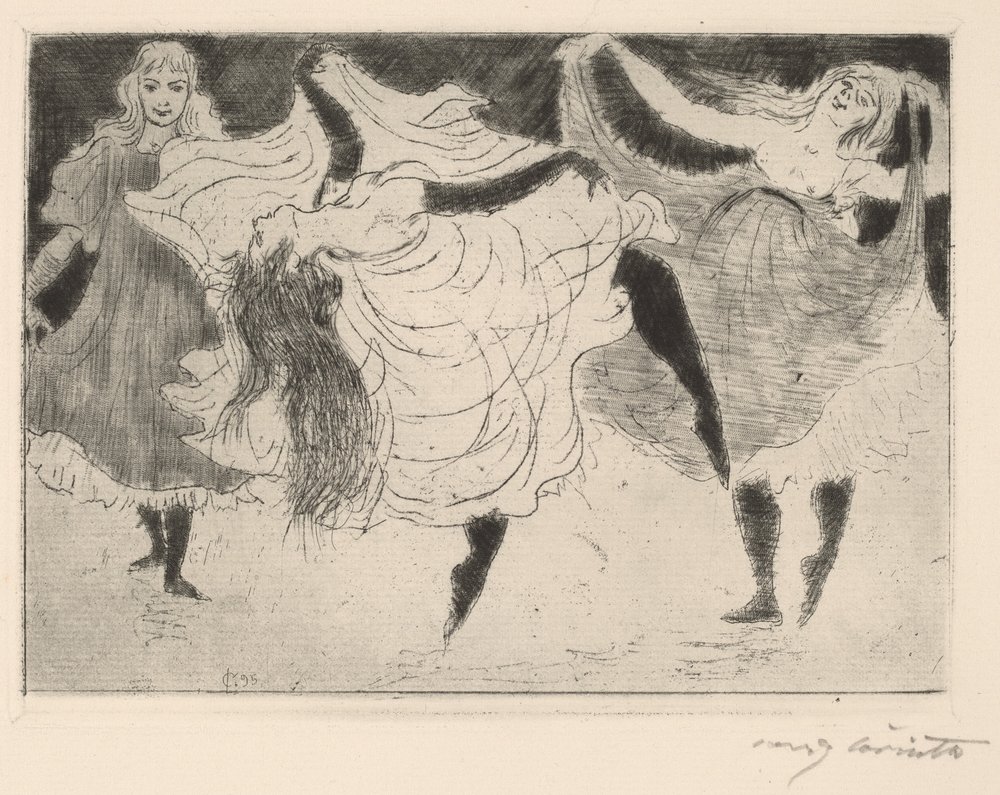 Tänzerinnen, 1895 da Lovis Corinth