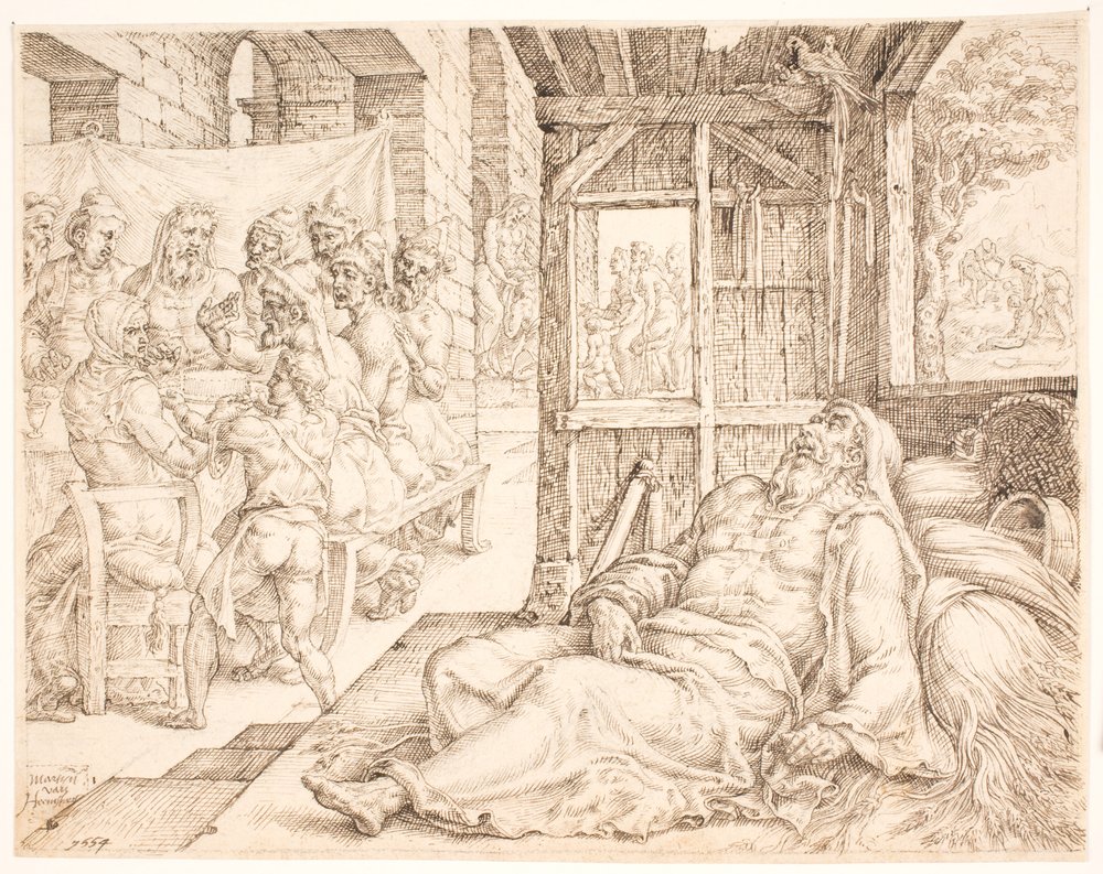 La cecità di Tobia da Maarten van Heemskerck