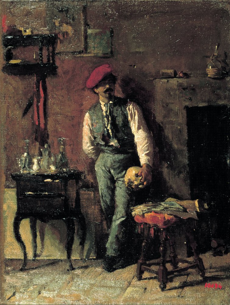 Ritratto del pittore Joaquim Agrassot da Marià Fortuny