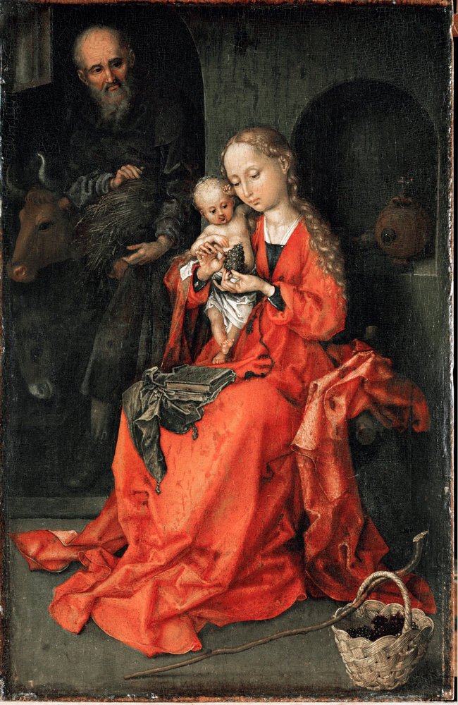 La Sacra Famiglia. 1480 ca. da Martin Schongauer