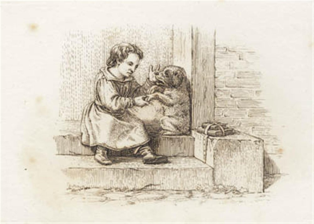 Illustrazione per "Cinquanta Favole per Bambini" di Hey da Martinus Rørbye