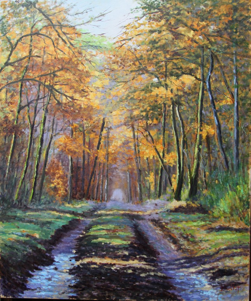 Luce autunnale (pittura a olio) da Michel Bultet