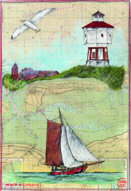 ...e navigarono verso Langeoog da Ole West