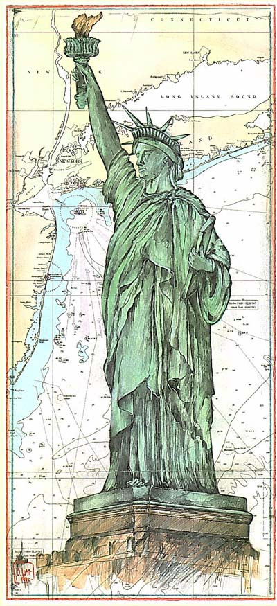Statua della Libertà - piccola da Ole West