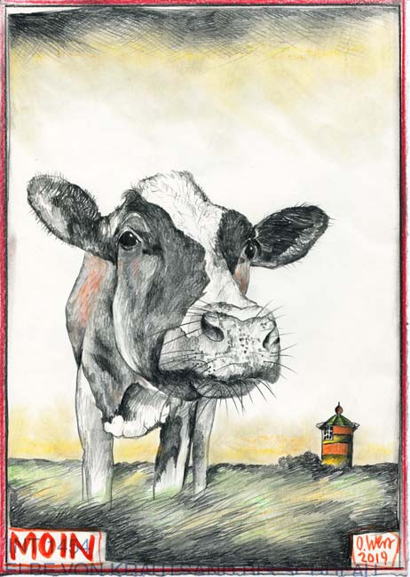 Ciao / Mucca / Faro di Pilsum da Ole West