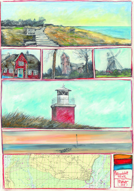Foglio di schizzi Föhr da Ole West