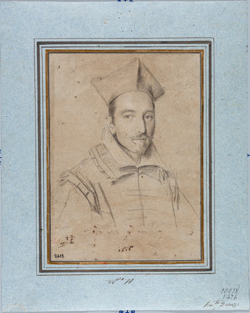 Ritratto di prelato probabilmente il Cardinale Francesco Maria Bourbon ...