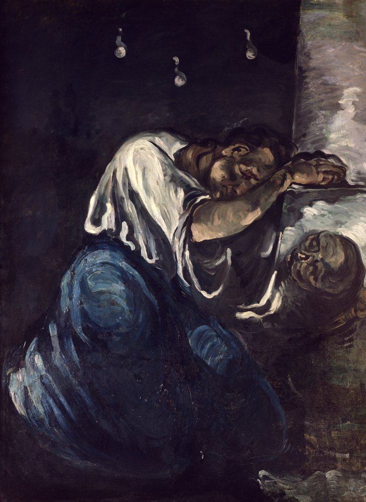 La Maddalena, o Il dolore, ca. 1869 da Paul Cézanne