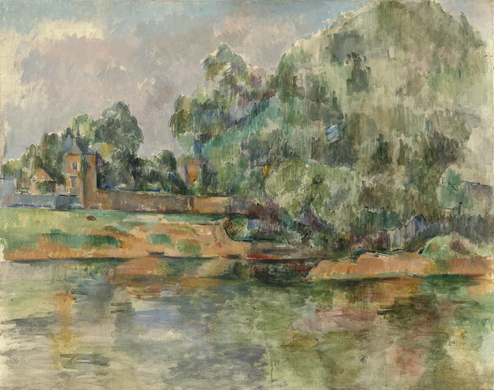 Riva del fiume, c.1895 da Paul Cézanne