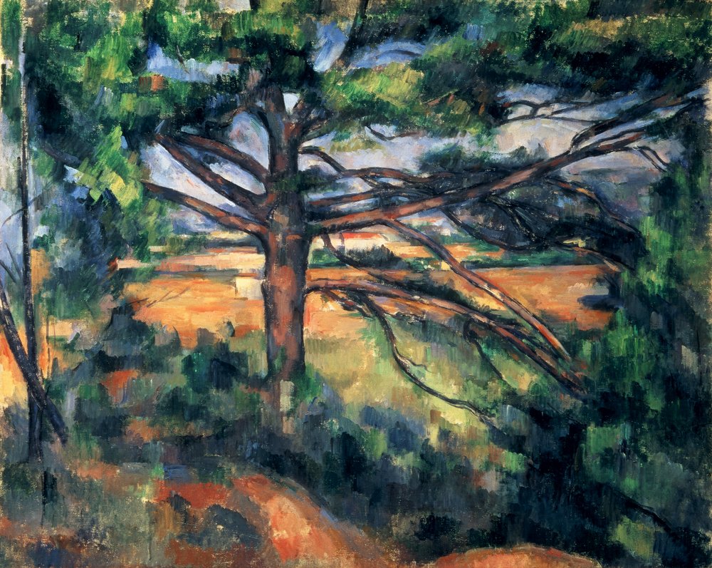 Il grande pino, 1895-97 da Paul Cézanne