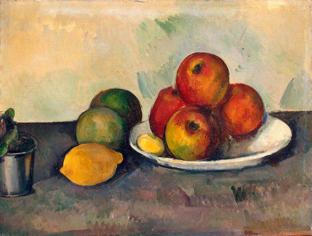 Natura morta con mele, ca. 1890 da Paul Cézanne