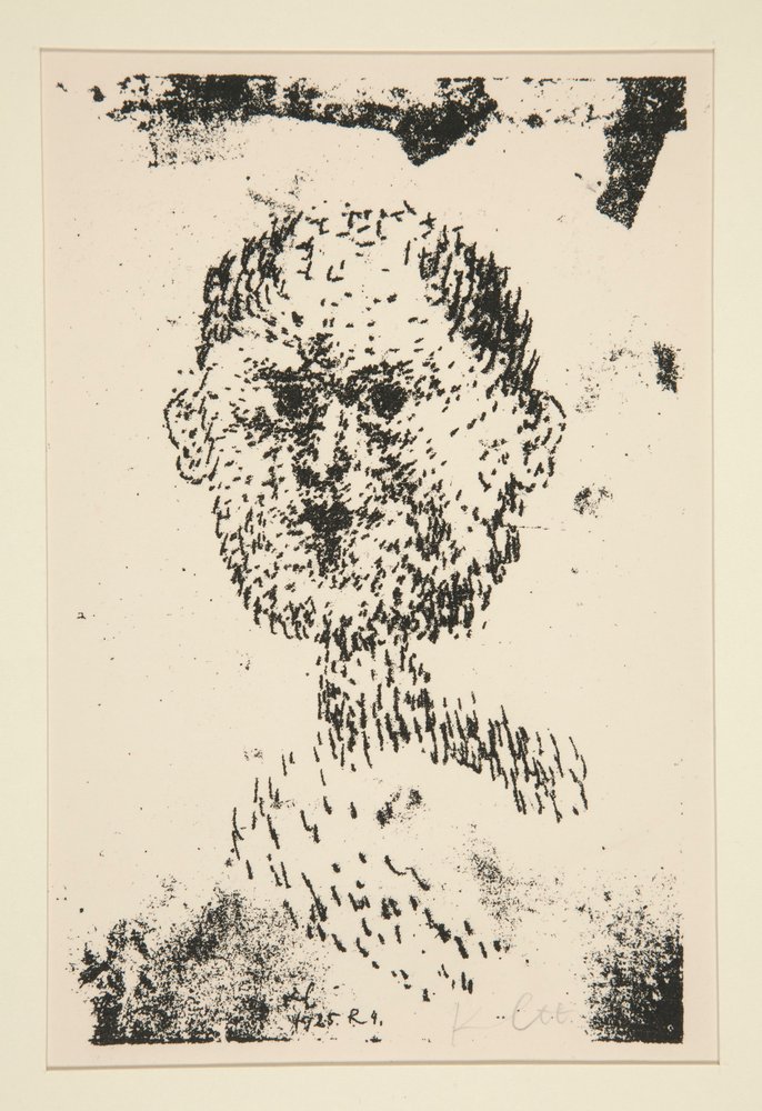 Testa (Kopf) - Uomo barbuto (Baertiger Mann) da Paul Klee