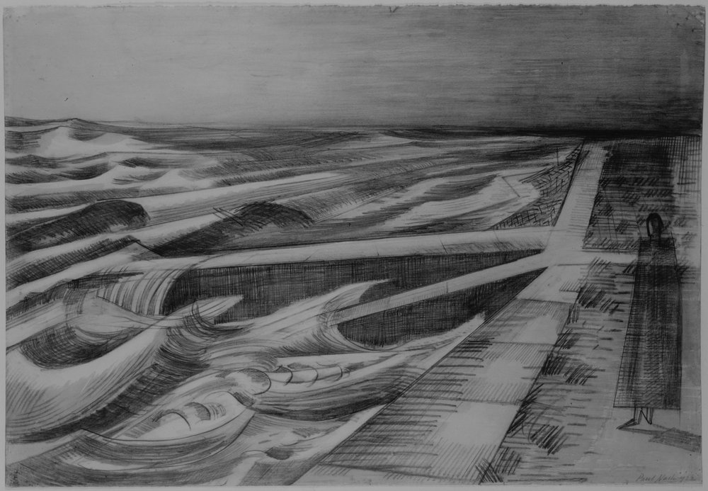 Marea notturna, Dymchurch da Paul Nash