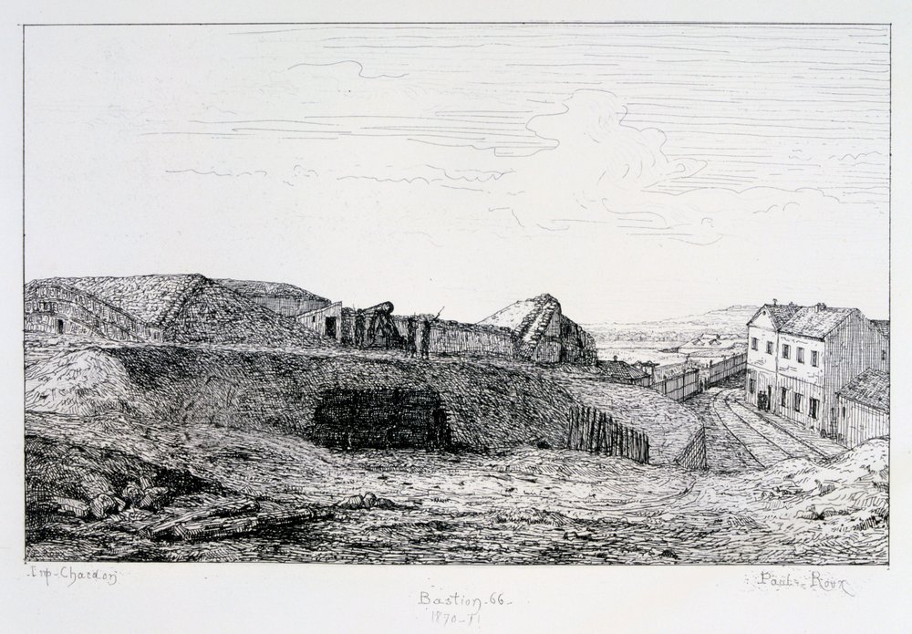 Bastione 66, Assedio di Parigi, 1870-1871 da Paul Roux