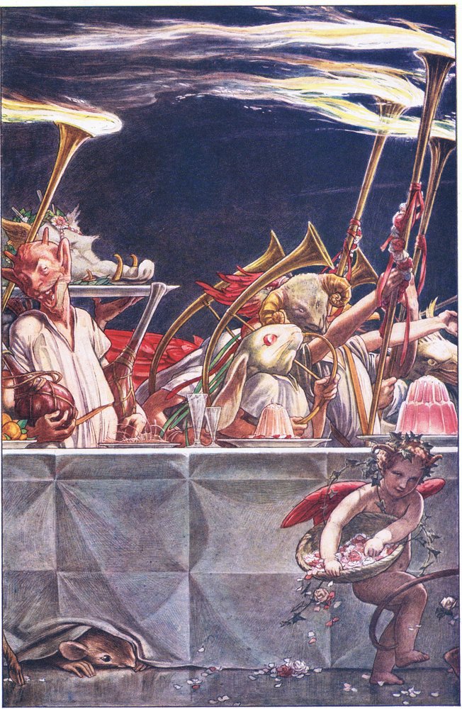 Dacci gentili custodi, Cieli!-cosa erano questi?, illustrazione da La Tempesta, 1908 da Paul Vincent Woodroffe