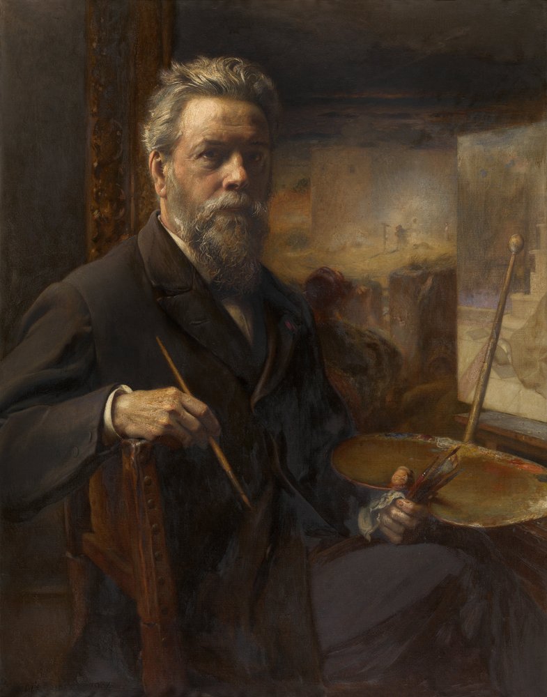 Pierre Jean Van der Ouderaa, autoritratto da Pierre Jean van der Ouderaa