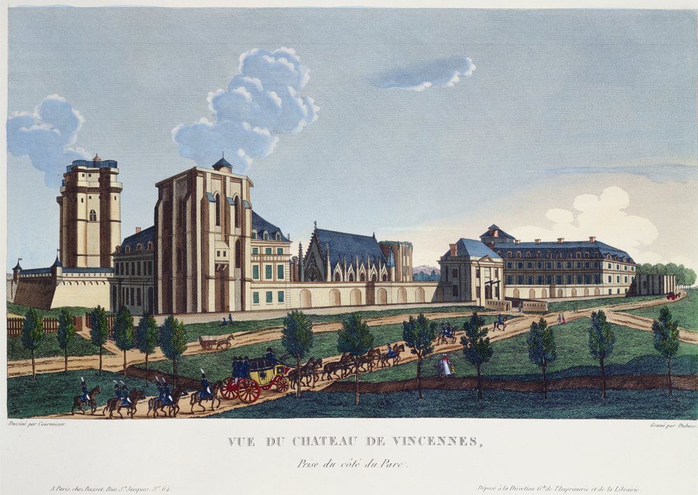 Veduta del castello di Vincennes da Pierre after Courvoisier