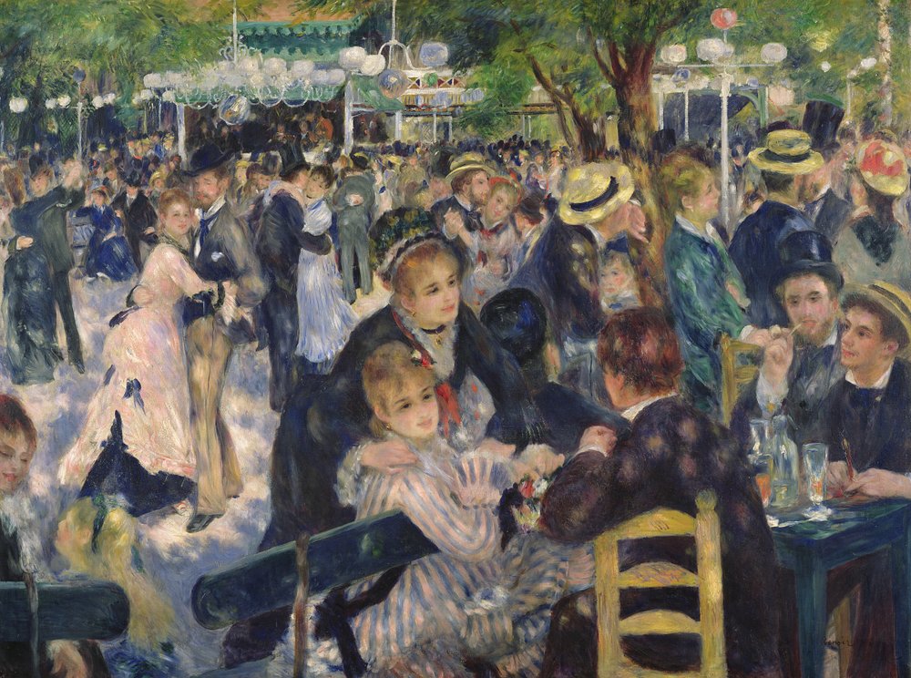 Ballo al Moulin de la Galette da Pierre-Auguste Renoir