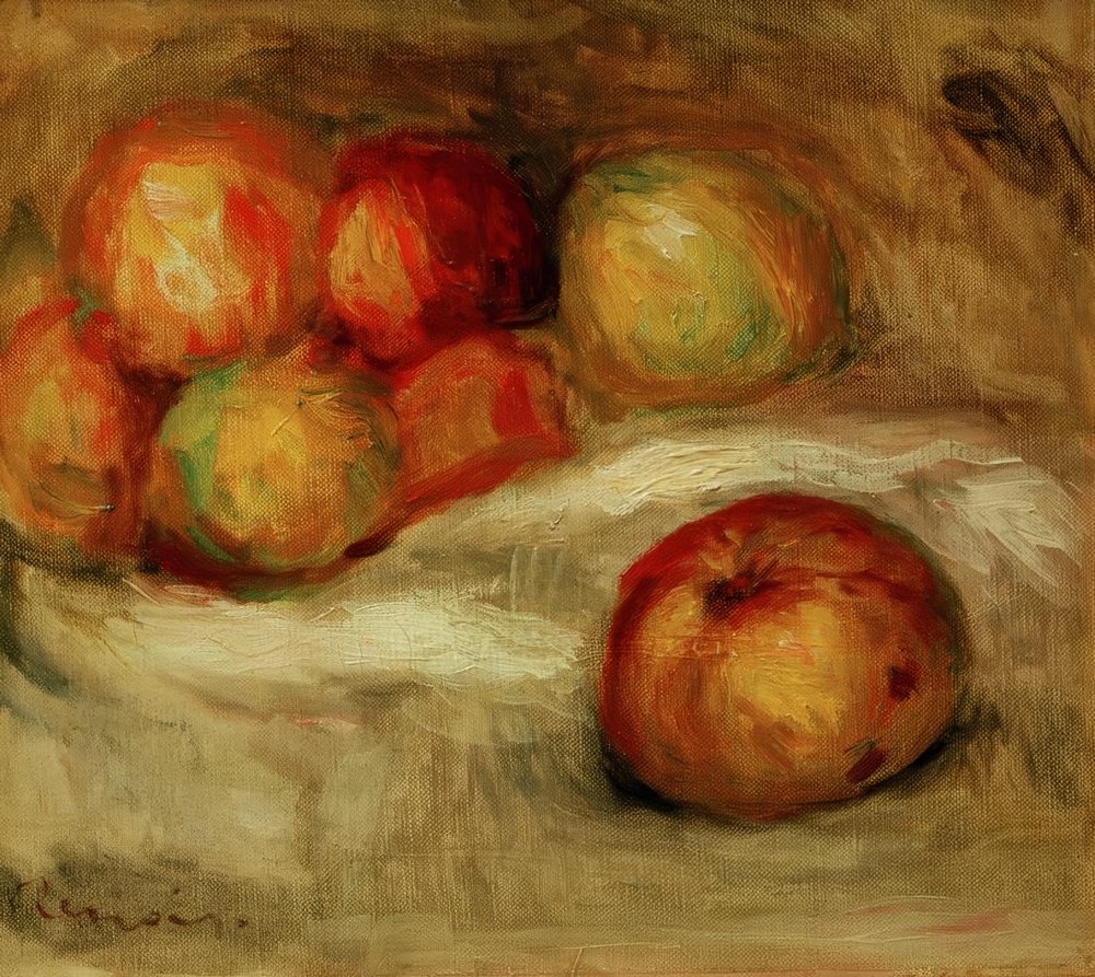 Natura morta con mele da Pierre-Auguste Renoir