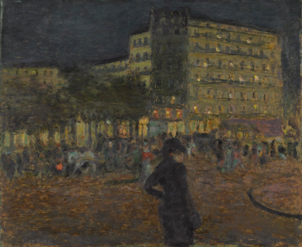 Place Pigalle di Notte da Pierre Bonnard