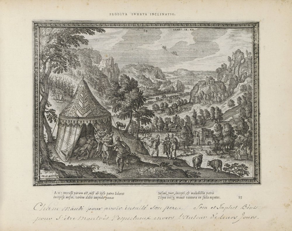 Ubriachezza di Noè da Pieter van der Borcht (I)
