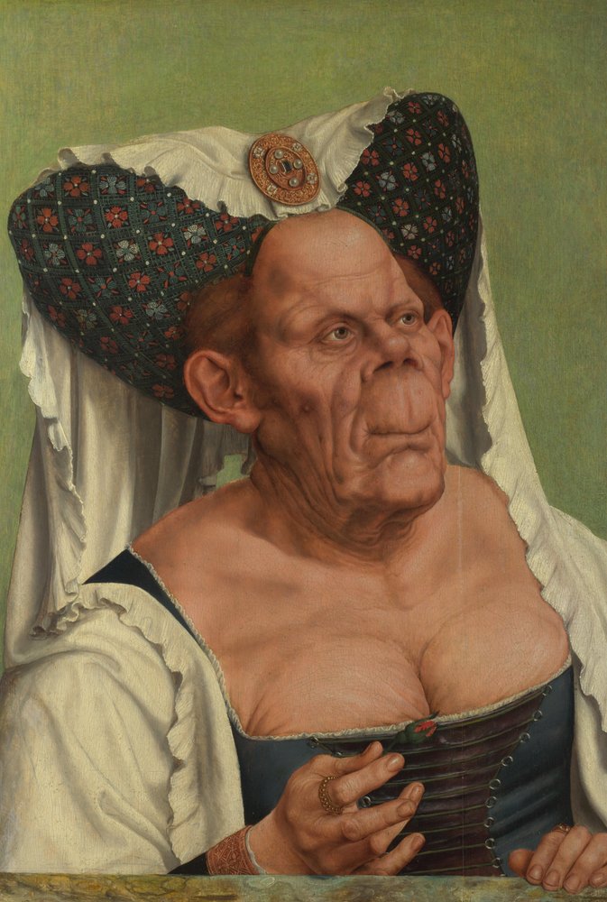 Una vecchia donna grottesca da Quentin Matsys