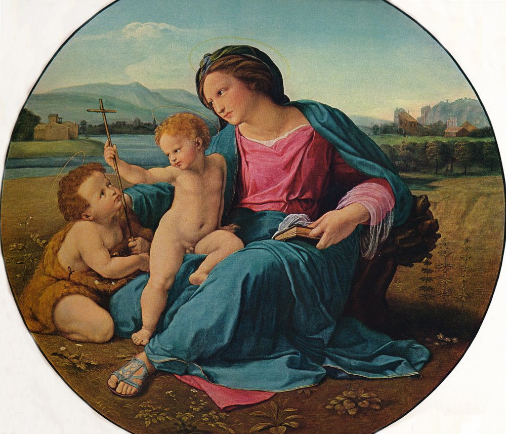 La Madonna Alba | Raffaello Sanzio Raphael | Stampa d'arte
