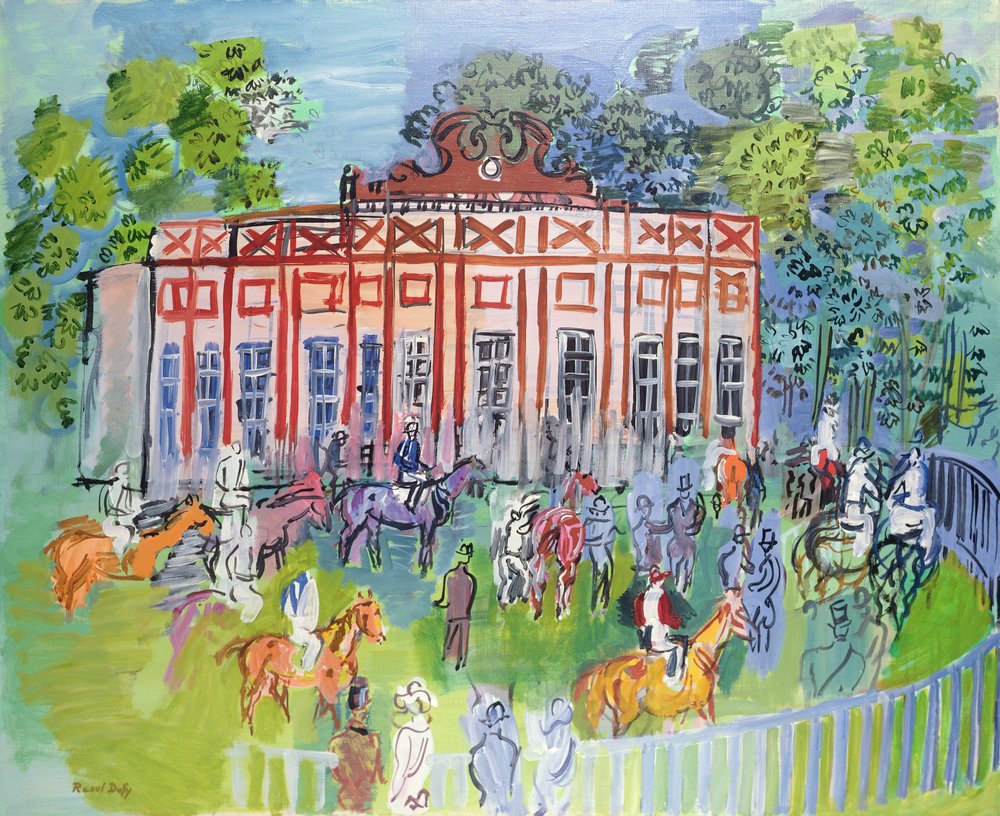 Il Paddock di Chantilly da Raoul Dufy