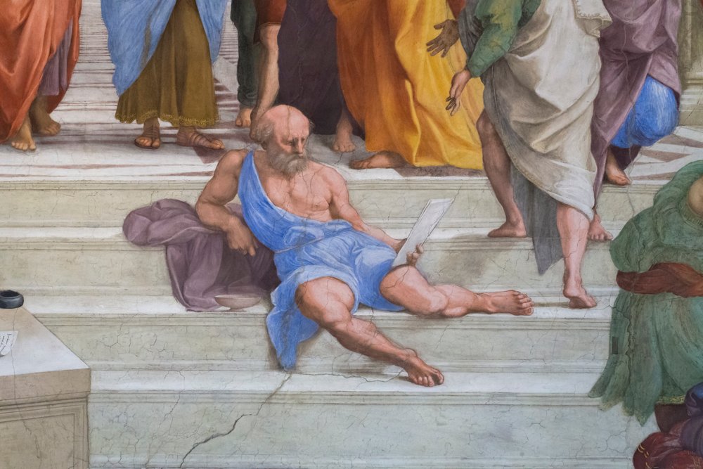 Diogene di Sinope (dettaglio) | Raphael (1483 1520)