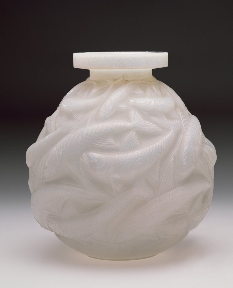 Vaso di salmone, 1928 da Rene Jules Lalique