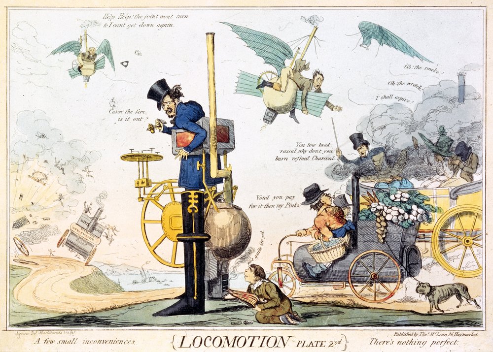 Locomotion, Tavola 2, pubblicata da Thomas McLean, c.1835