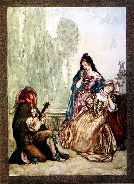 E mentre canto le lodi di Euphelia, fisso la mia anima sugli occhi di Chloe, da Il Tesoro d