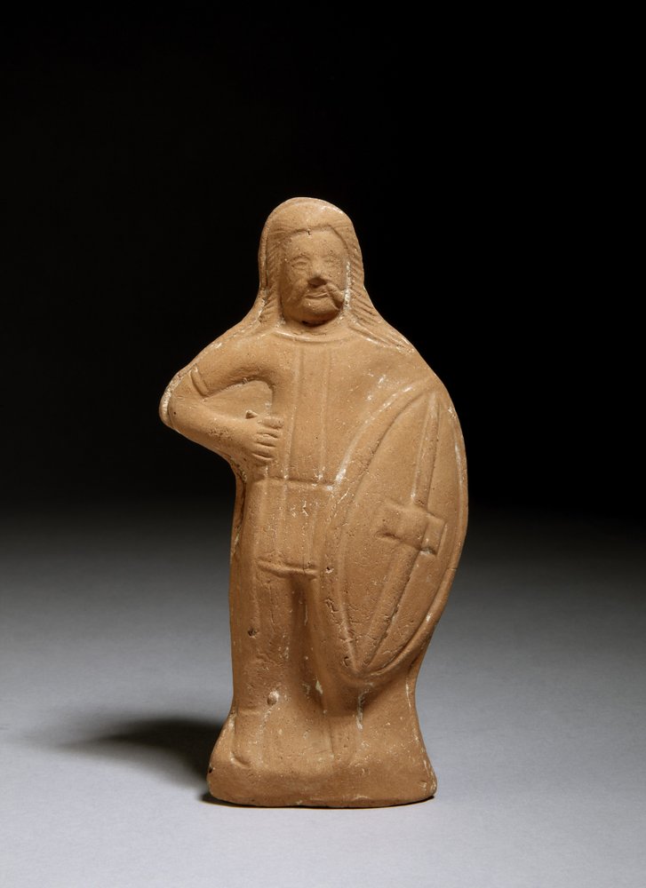 Figurina di un barbaro | Roman | Stampa d'arte