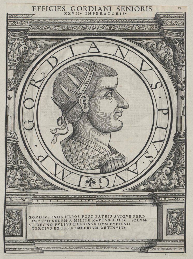 Imperatore romano Gordiano I | Rudolph Wyssenbach