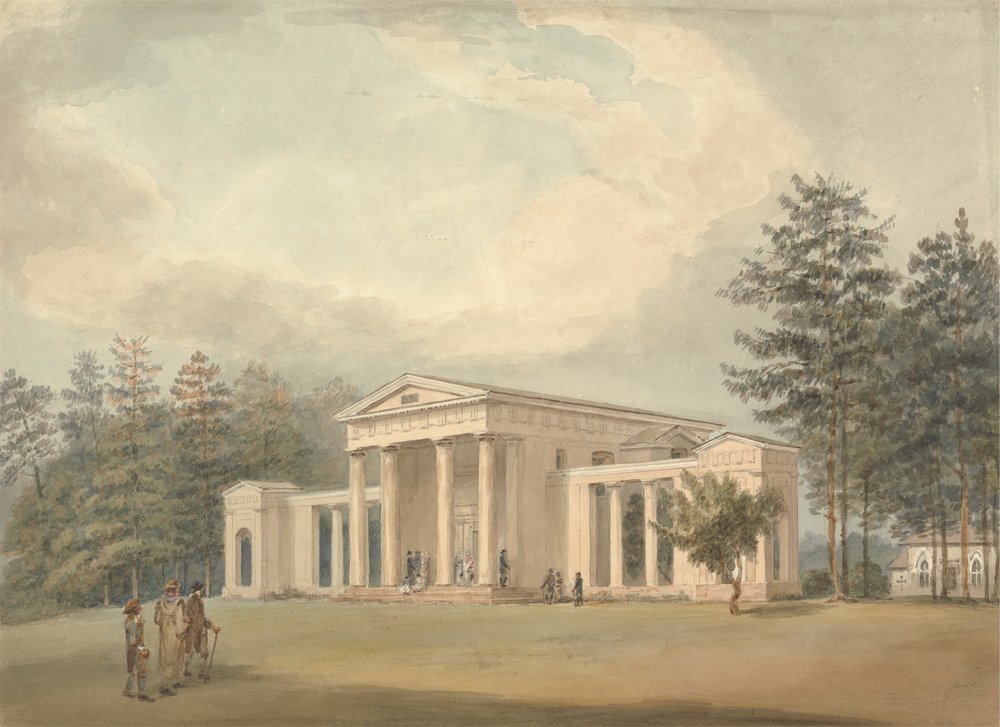 Chiesa classica, Ayot St. Lawrence, Hertfordshire da Samuel Davis