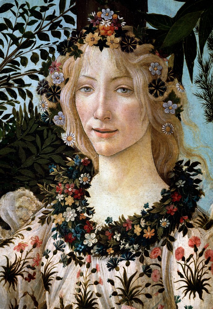 La primavera (dettaglio) da Sandro Botticelli