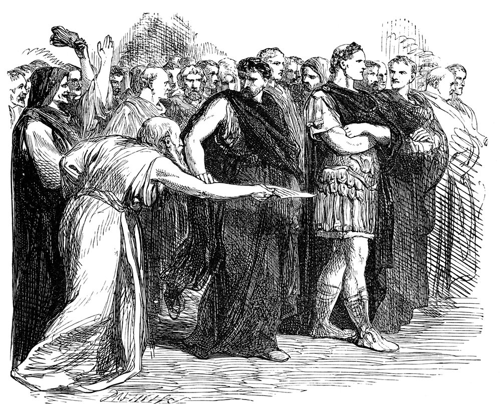 Attenti alle Idi di marzo, 1858 da Sir John Gilbert