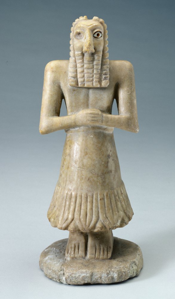 Statuetta di un uomo, ca. 3000-2500 a.C. da Sumerian