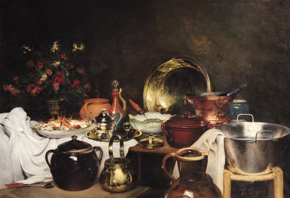 Natura Morta da Theodore Charles Ange Coquelin