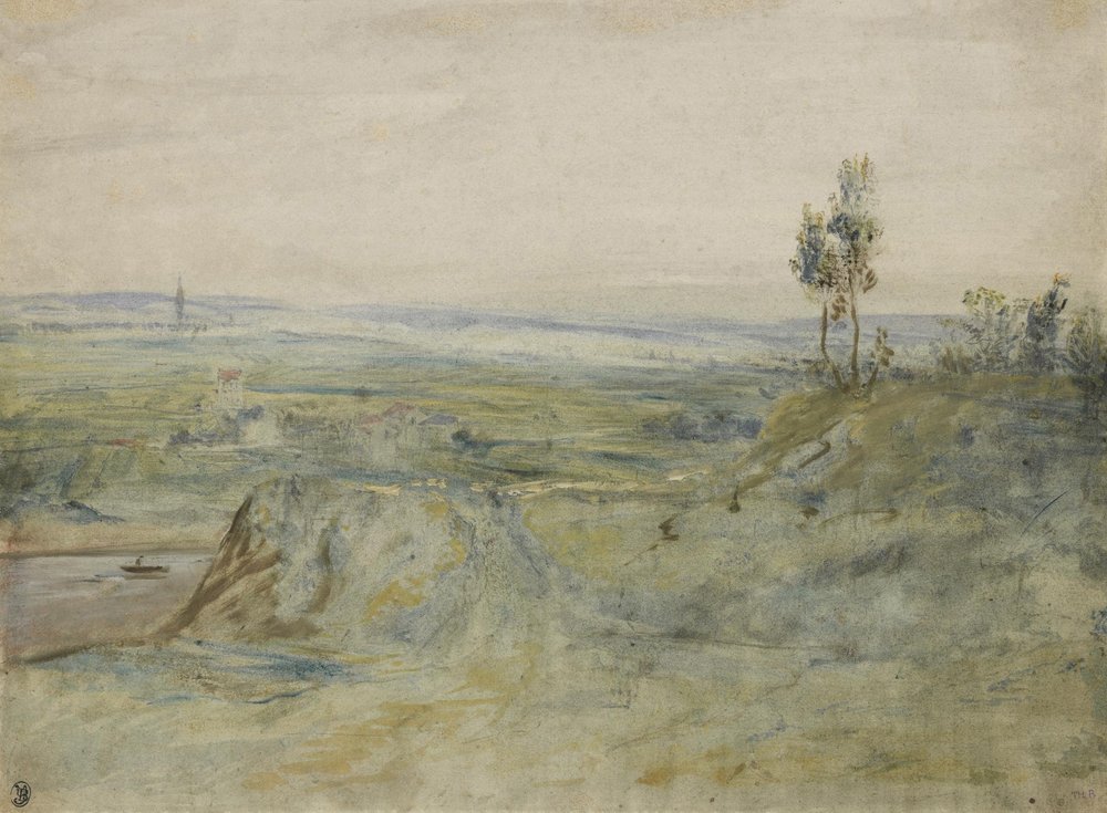 La Plaine, vista dalle alture di Meudon da Pierre Etienne Theodore Rousseau