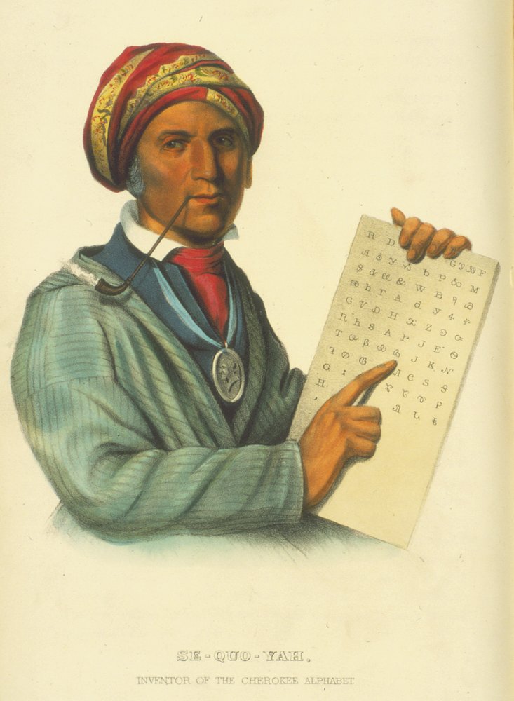 Se-Quo-Yah, 1848 da Thomas Loraine McKenney