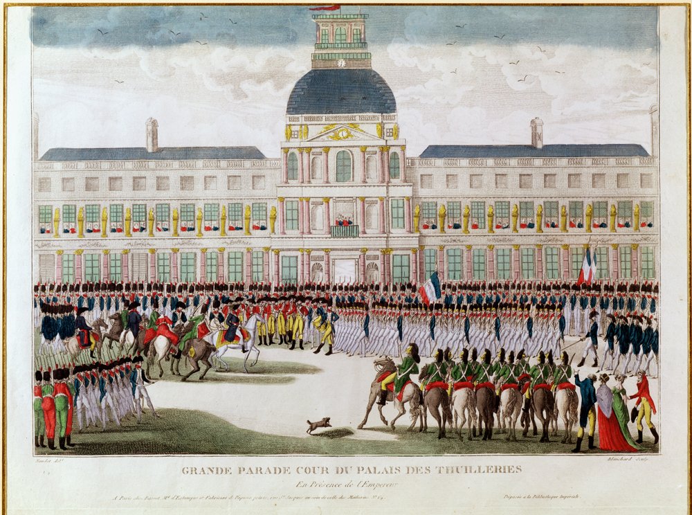 Parata nel Cortile del Palais des Tuileries alla Presenza dell ...