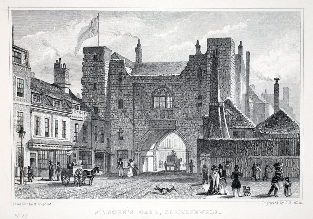 Porta di San Giovanni, Clerkenwell, da 