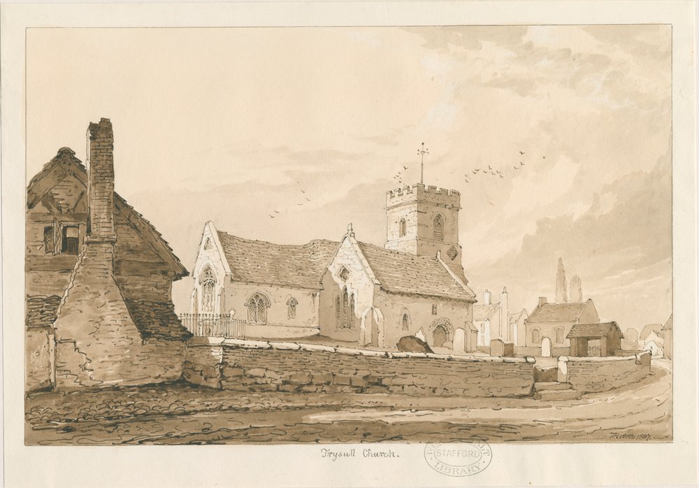 Chiesa di Trysull da Thomas Peploe Wood